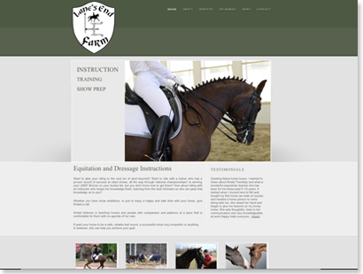 Lanes End Farm web site